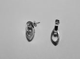 Plain oval Hollow Earrings